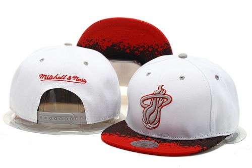 NBA Miami Heat MN Snapback Hat #129